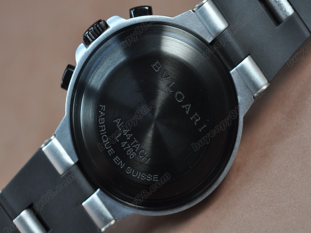 寶格麗 【男性用】 Diagono Aluminium Chrono SS RU Asian 7750自動機芯搭載3