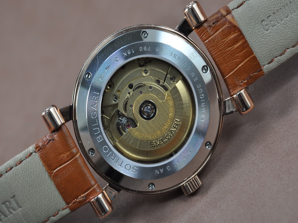 寶格麗 【男性用】 Sotirlo Bvlgari 125th Swiss Eta 2836-2 自動機芯搭載　3