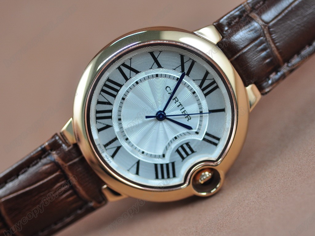 卡地亞【男性用】 Ballon Bleu de Cartier Ladies RG 石英機芯搭載　8