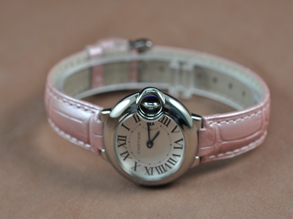 卡地亞【女性用】 Ballon Blue de Cartier Ⅱ White Swiss石英機芯搭載 5