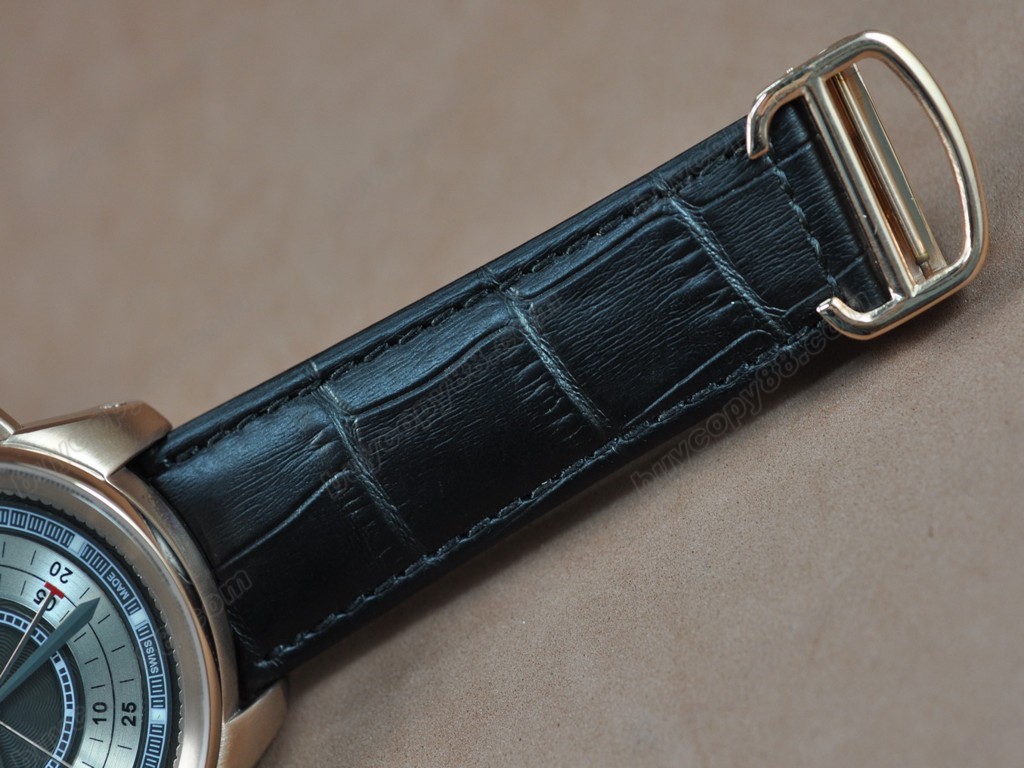 卡地亞【男性用】 Calibre de cartier RG/LE/GMT Black Asia 自動機芯搭載1