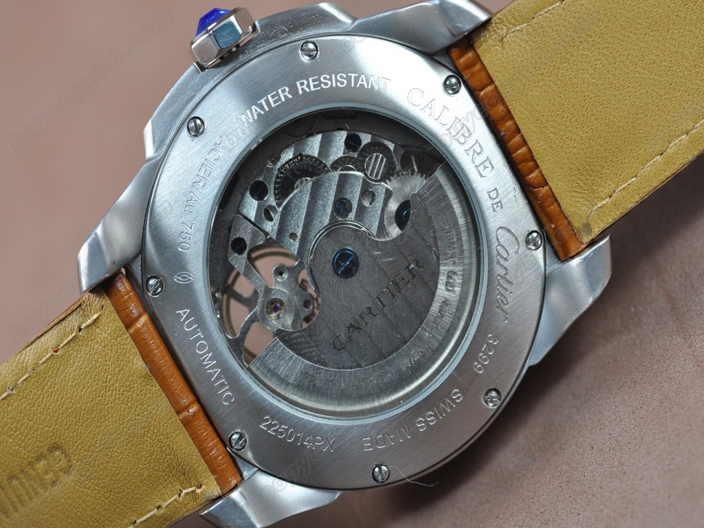 卡地亞【男性用】Calibre de cartier TT/LE White Asia 自動機芯搭載6