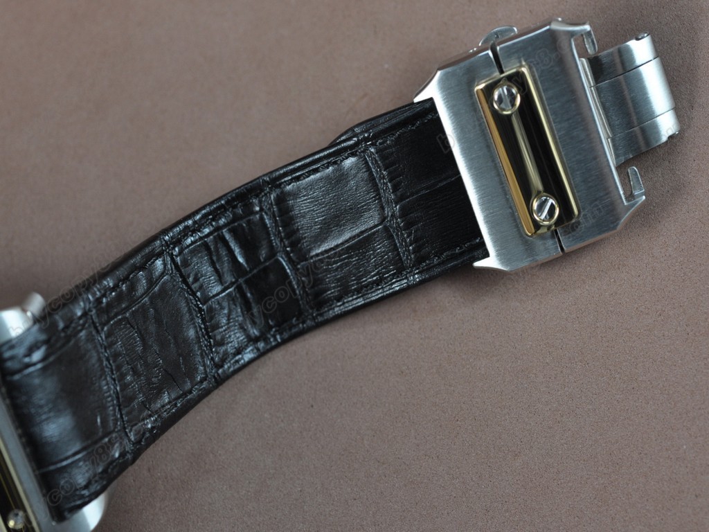 卡地亞【男性用】Santos TT/LE/White Swiss Eta 自動機芯搭載.振頻每小時 28,800 次 5