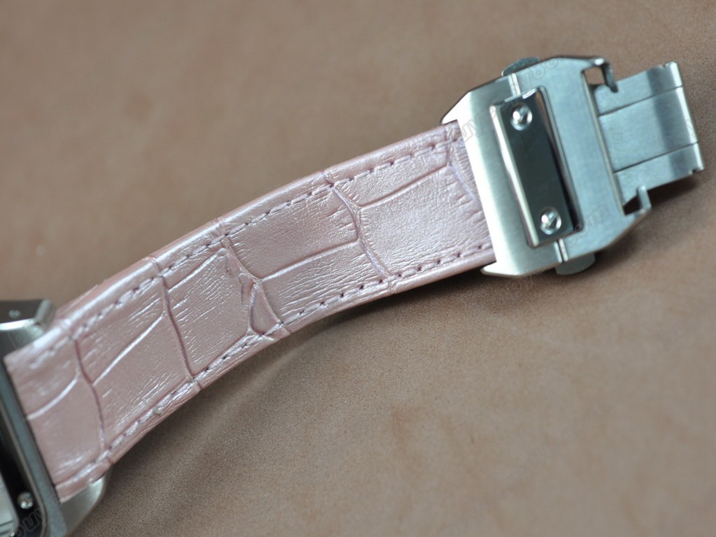 卡地亞【女性用】 Santos Ladies SS/LE White dial Swiss Ronda-763石英機芯搭載3