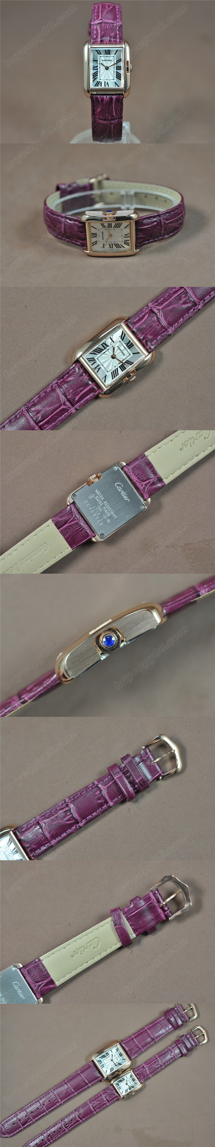 卡地亞 Cartier Tank Franchine Ladies Swiss 石英機芯0