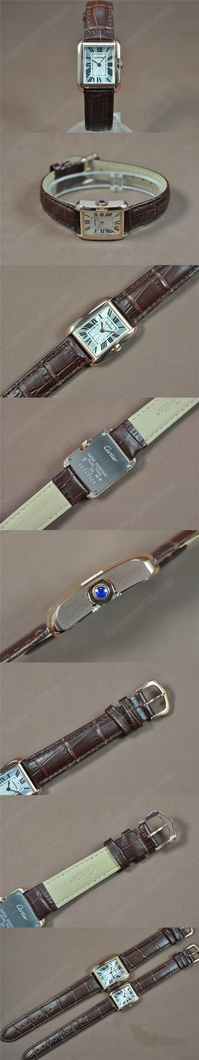 卡地亞 Cartier Tank Franchine Ladies Swiss 石英機芯0