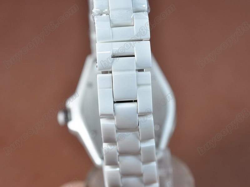 香奈兒【女性用】 J12 White Ceramic Ladies Swiss石英機芯搭載4