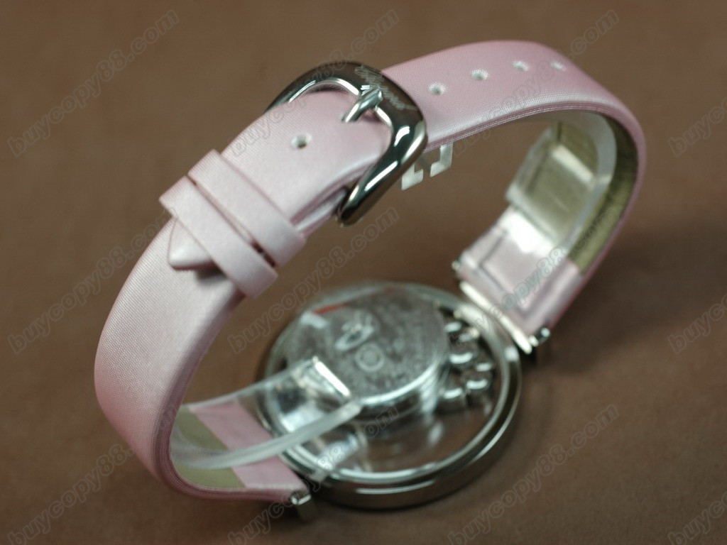 蕭邦錶【現貨 女用】Happy Diamonds Ladies Pink Strap Swiss石英錶7