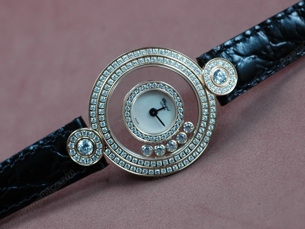 蕭邦錶【女性用】 Happy Diamonds Ladies SS Case White Dial Swiss 石英機芯搭載8