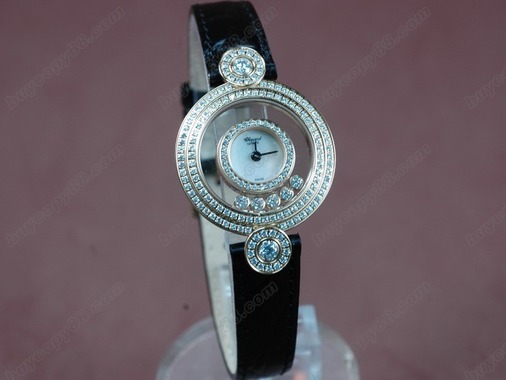 蕭邦錶【女性用】 Happy Diamonds Ladies SS Case White Dial Swiss 石英機芯搭載3