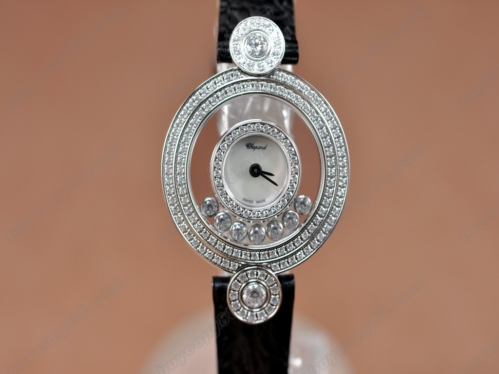 蕭邦錶【女性用】Happy Diamonds Ladies SS Case White Dial Swiss 石英機芯搭載0