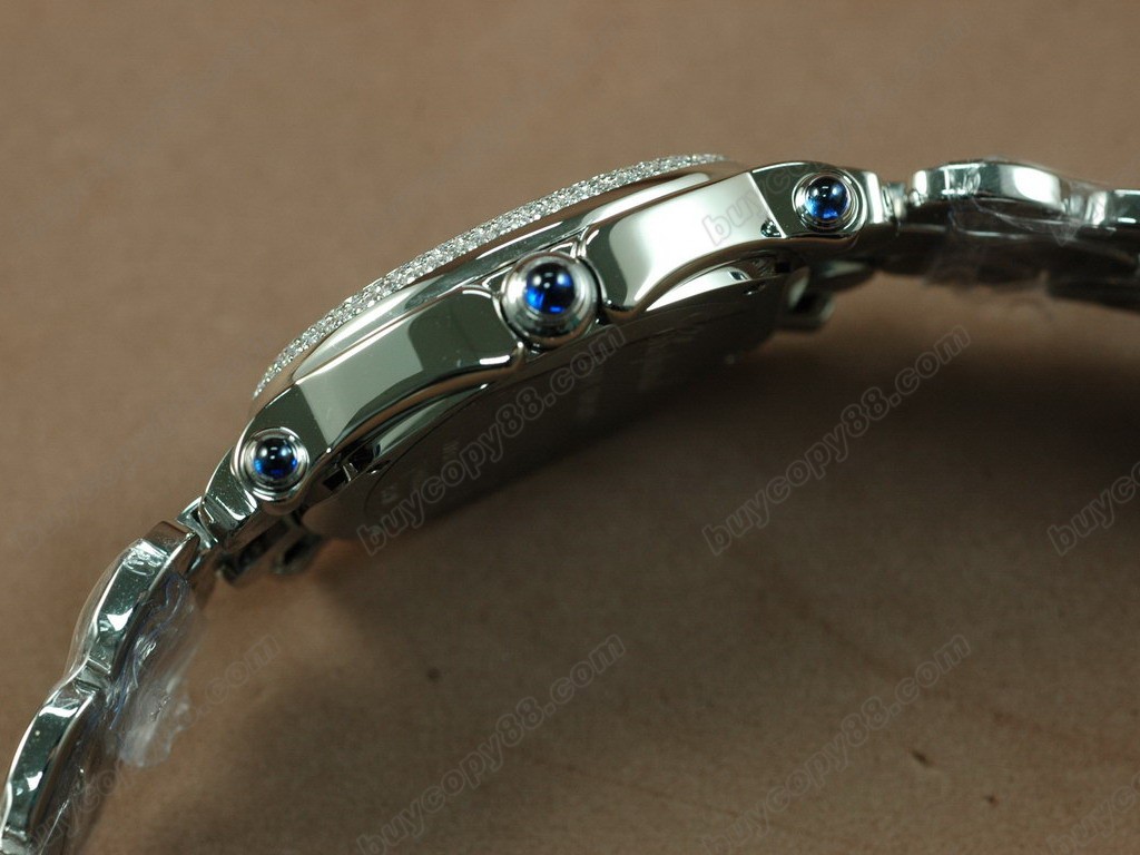 蕭邦錶【女性用】 Happy Sports Oval Ladies Diam/SS White Swiss石英機芯搭載5