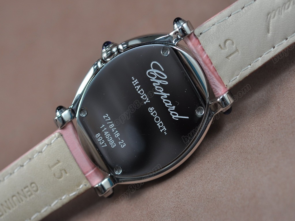 蕭邦錶【女性用】 Happy Sports SS/White Swiss 石英機芯搭載7