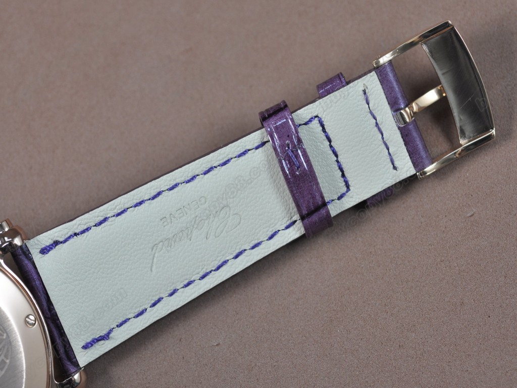 蕭邦錶【女性用】Happy Sports Animal Kingdom RG/LE Diam White Dial Swiss 石英機芯搭載1