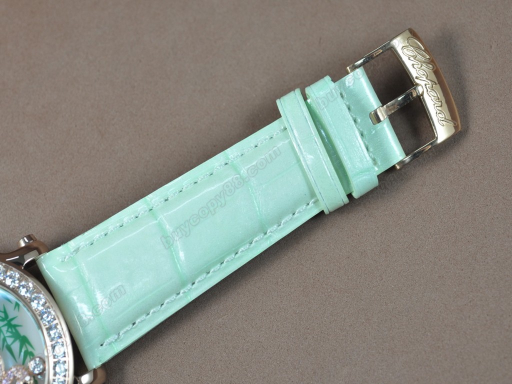 蕭邦錶【女性用】 Animal Kingdom RG/LE Diam White Dial Swiss 石英機芯搭載2