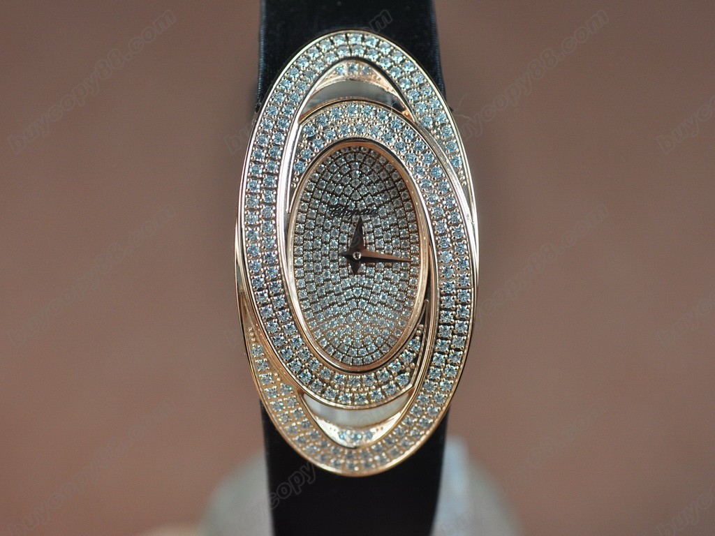 蕭邦錶【女性用】 Ladies RG/Diam Swiss 石英機芯搭載7