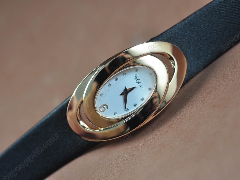 蕭邦錶【女性用】 Ladies RG/Diam Swiss 石英機芯搭載5