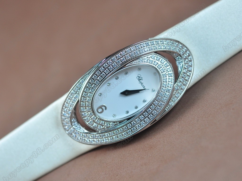 蕭邦錶【女性用】 Ladies SS/Diam Swiss石英機芯搭載2