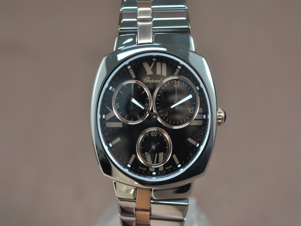 蕭邦錶【女性用】 35mm TT Black dial Jap VD76A石英機芯搭載2