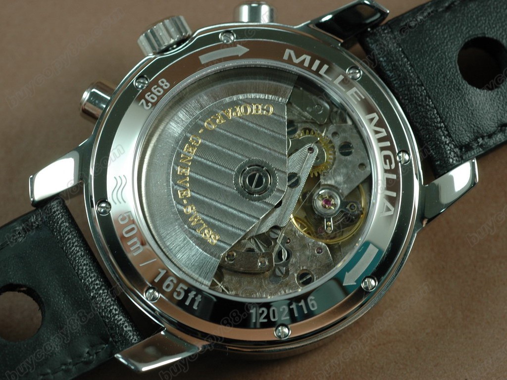 蕭邦錶【男性用】 Mile Miglia Chrono Grand Prix Ed SS/LE Wht A-7750 自動機芯搭載5