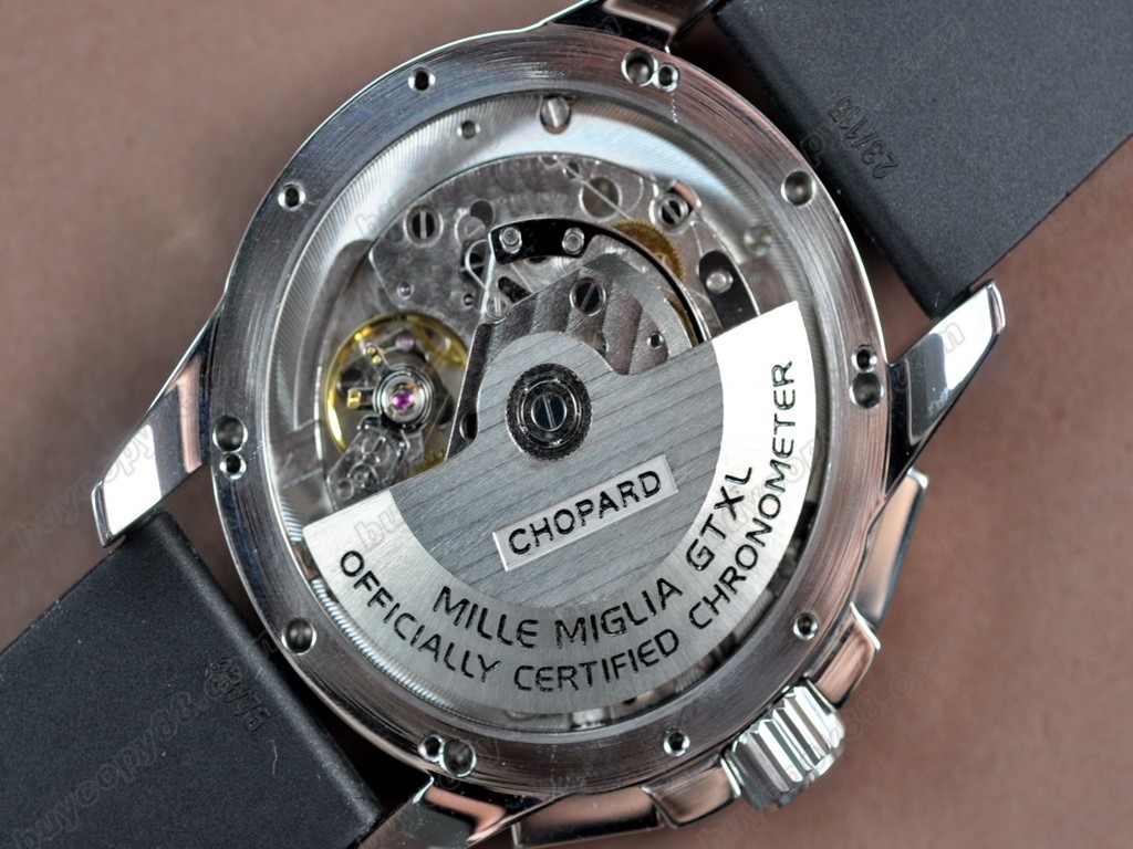 蕭邦錶【男性用】Mile Miglia GTXXL Chrono Alfa Romeo Limited Edition SS/RU/Blk A-7750 自動機芯搭載4