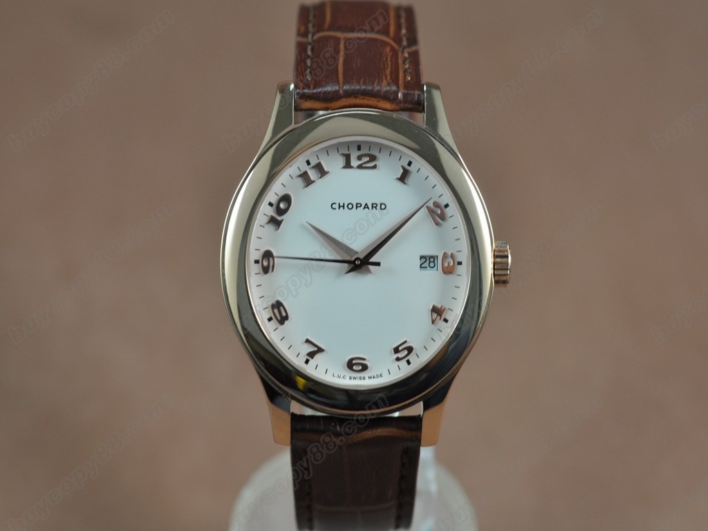 蕭邦錶【男性用】 Manufacture RG/LE White dial Swiss Eta 2824-2 自動機芯搭載0