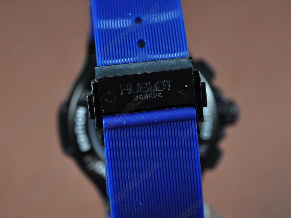 御博 【男性用】 Big Bang Ceramic/Sq Blue Diam Blk   Asian 7750 Valjoux 自動機芯搭載6