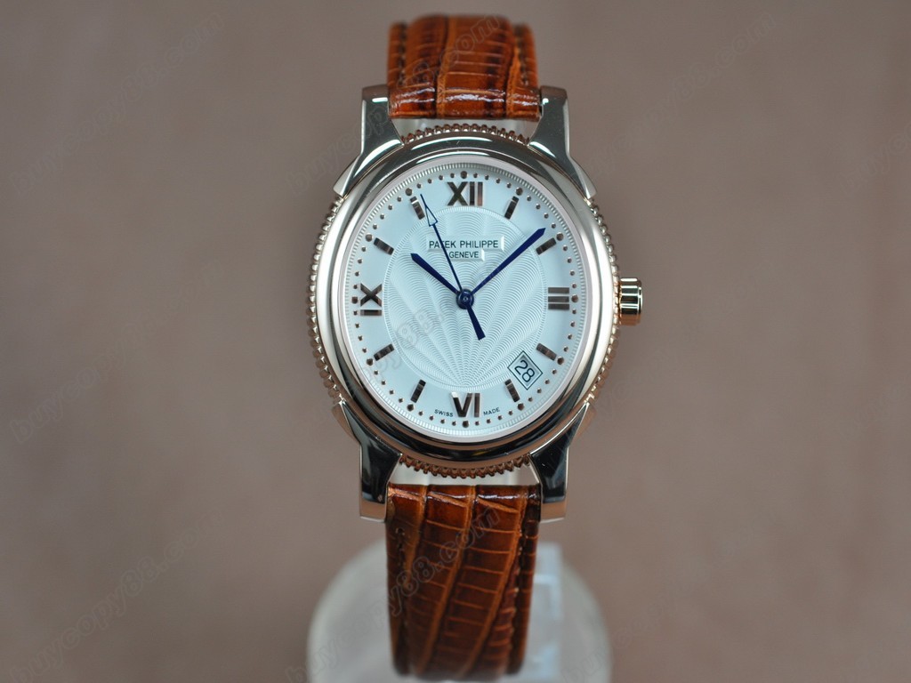 百達翡麗【男性用】 Classics RG/LE White Swiss Eta 2824-2自動機芯搭載5