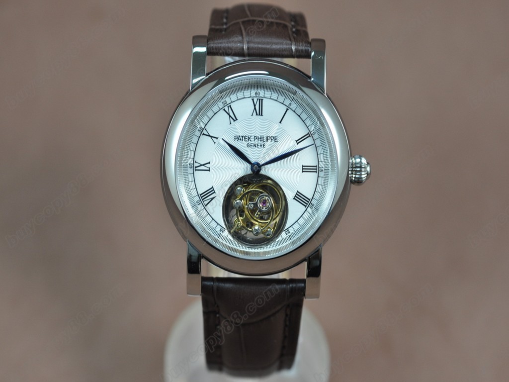 百達翡麗【男性用】 Classic SS/LE White Flying Tourbillon 手上鏈搭載0