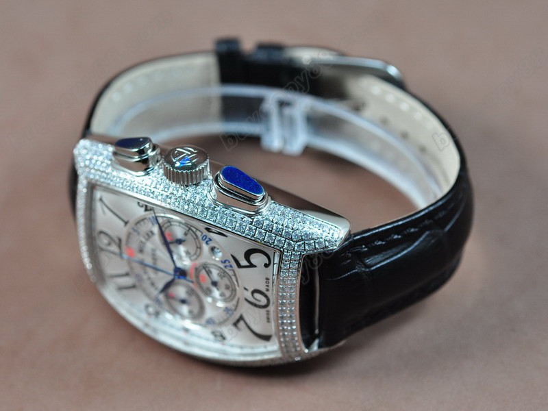 法蘭克穆勒【男性用】 Casablanca Chronograph SS Case Japan OS 20石英機芯搭載　0