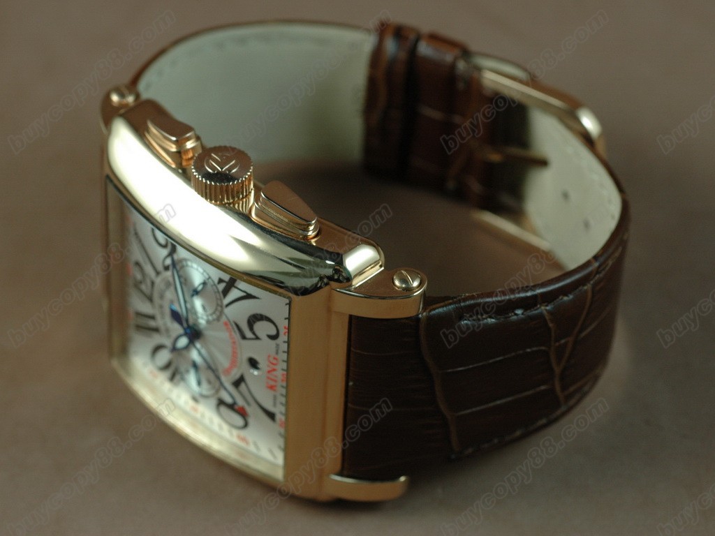 法蘭克穆勒【男性用】 H Size Conquistador SS/LE White 自動機芯搭載 2