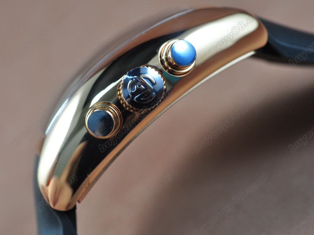 法蘭克穆勒【男性用】Casablanca Chrono RG/LE White A-7750 自動機芯搭載.振頻每小時 28,800 次5