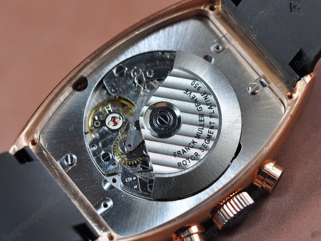 法蘭克穆勒【男性用】Casablanca Chrono RG/LE White A-7750 自動機芯搭載.振頻每小時 28,800 次9