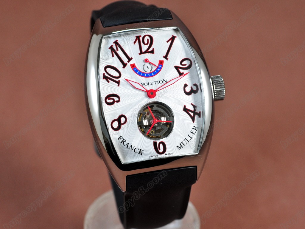 法蘭克穆勒【男性用】 Casablanca SS/LE White 21J 自動機芯搭載 0