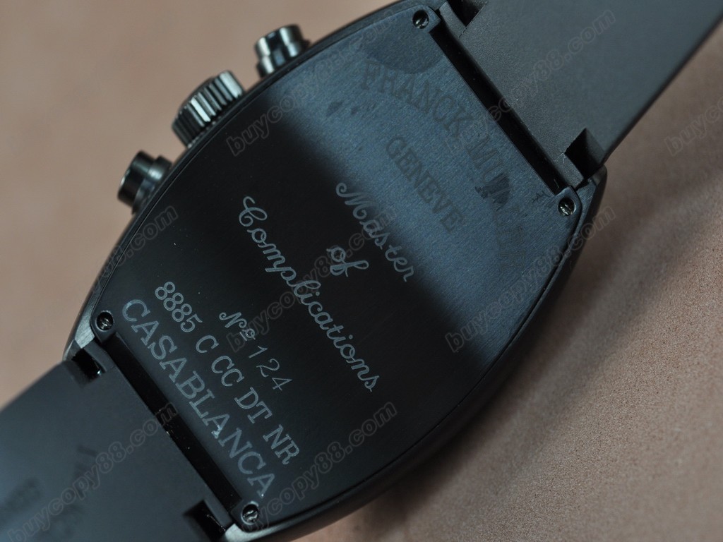 法蘭克穆勒【男性用】 Casablanca Chrono PVD/LE Black A-7750 自動機芯搭載.振頻每小時 28,800 次4