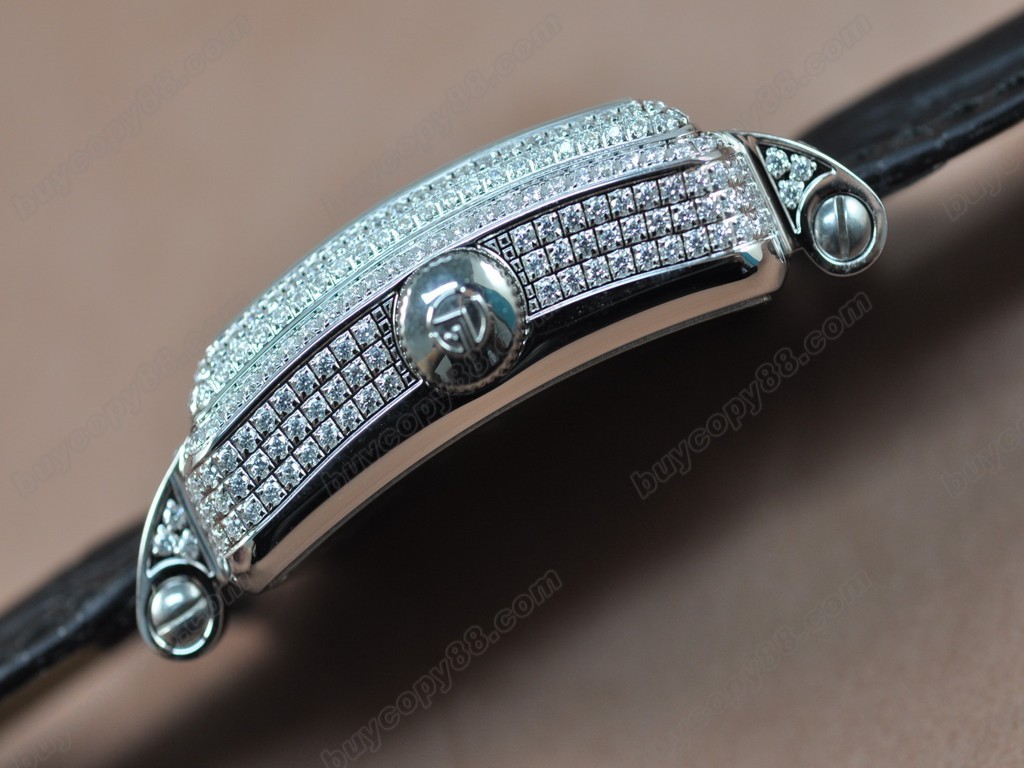 法蘭克穆勒【男性用】 Conquistador Ladies SS/LE Diam Bezel and Dial Swiss 石英機芯搭載3