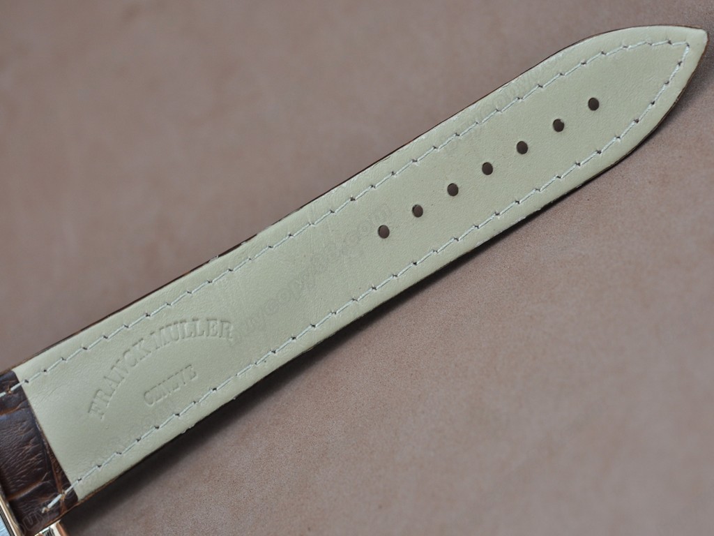 法蘭克穆勒【男性用】Conquistador Ladies RG/LE Diam Bezel and Dial Swiss 石英機芯搭載0