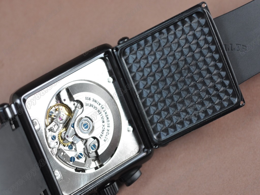 法蘭克穆勒【男性用】 Black King Conquistador PVD/RU Black dial A-7750自動機芯搭載.振頻每小時 28,800 次6