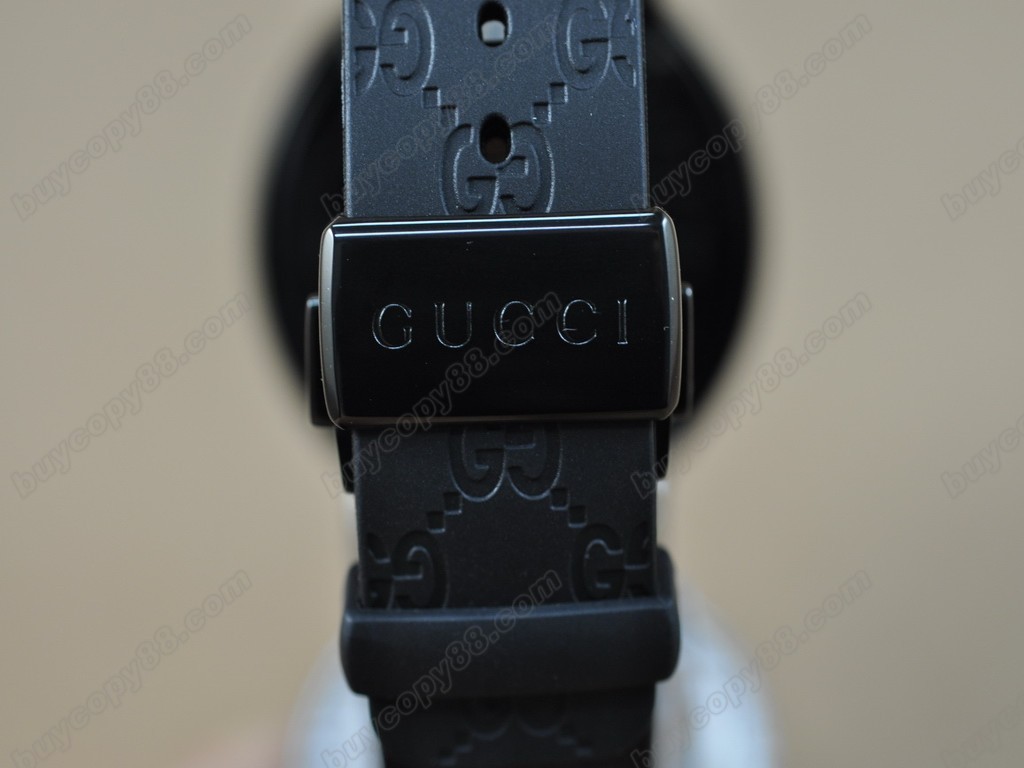 古馳 【男性用】I-Gucci Duo Time Digital PVD/RU Asian  石英機芯搭載　4