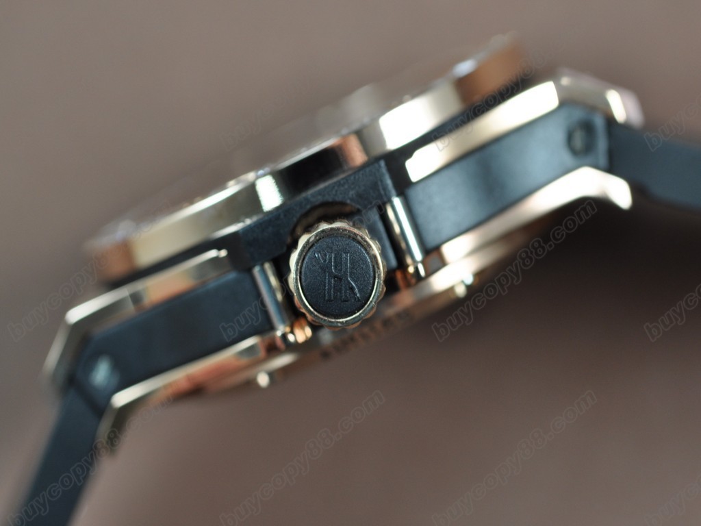 御博 【男性用】Aero Band 44mm RU/RG Black Tourbillon Asian Manual 手上鏈搭載4