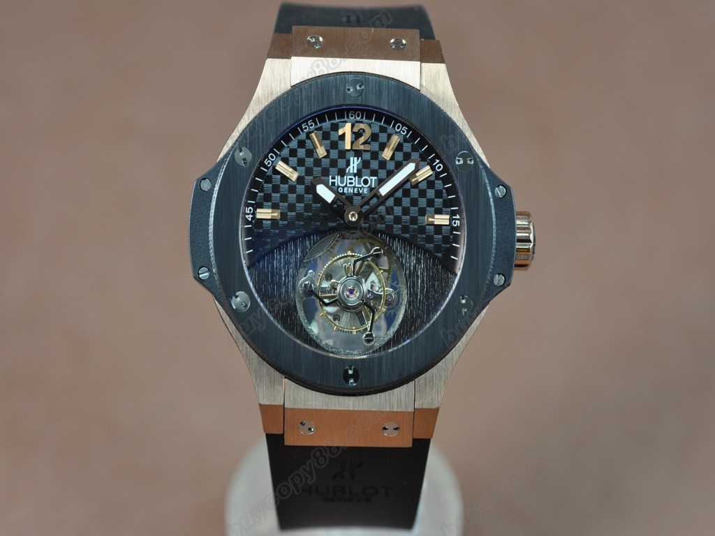 御博 【男性用】Aero Band 44mm RU/RG/PVD Tourbillon Asian Manual 手上鏈搭載0