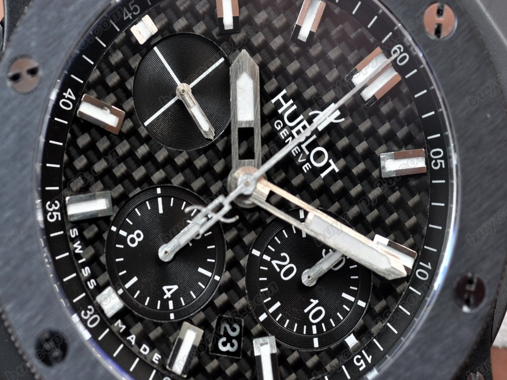 御博 【男性用】Big Bang 44mm All Black Full Ceramic Carbon dial A-7750  自動機芯搭載5
