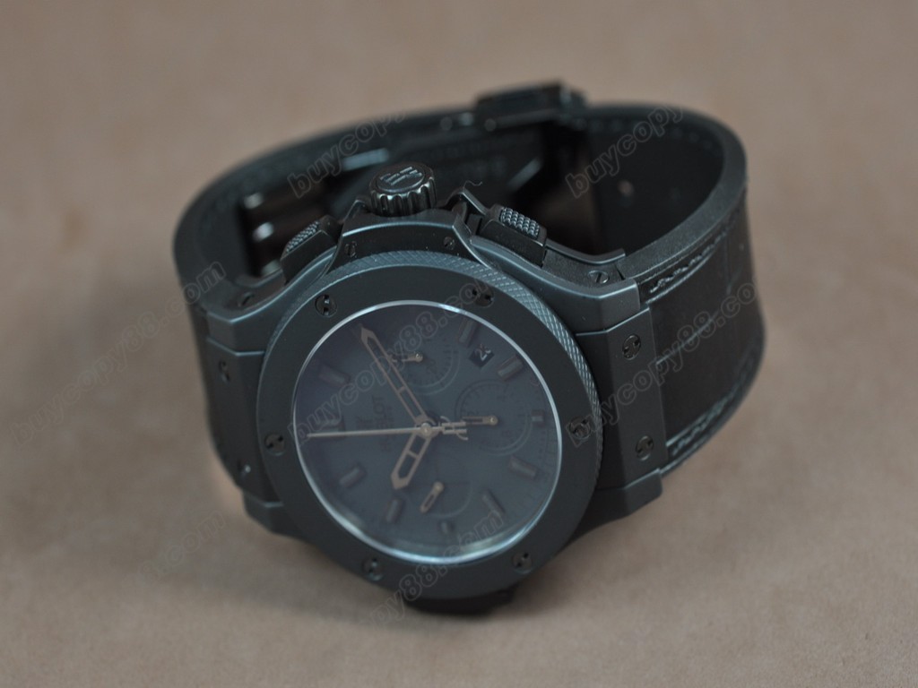 御博 【男性用】 Big Bang 44mm All Black Full Ceramic Black dial A-7750 自動機芯搭載1