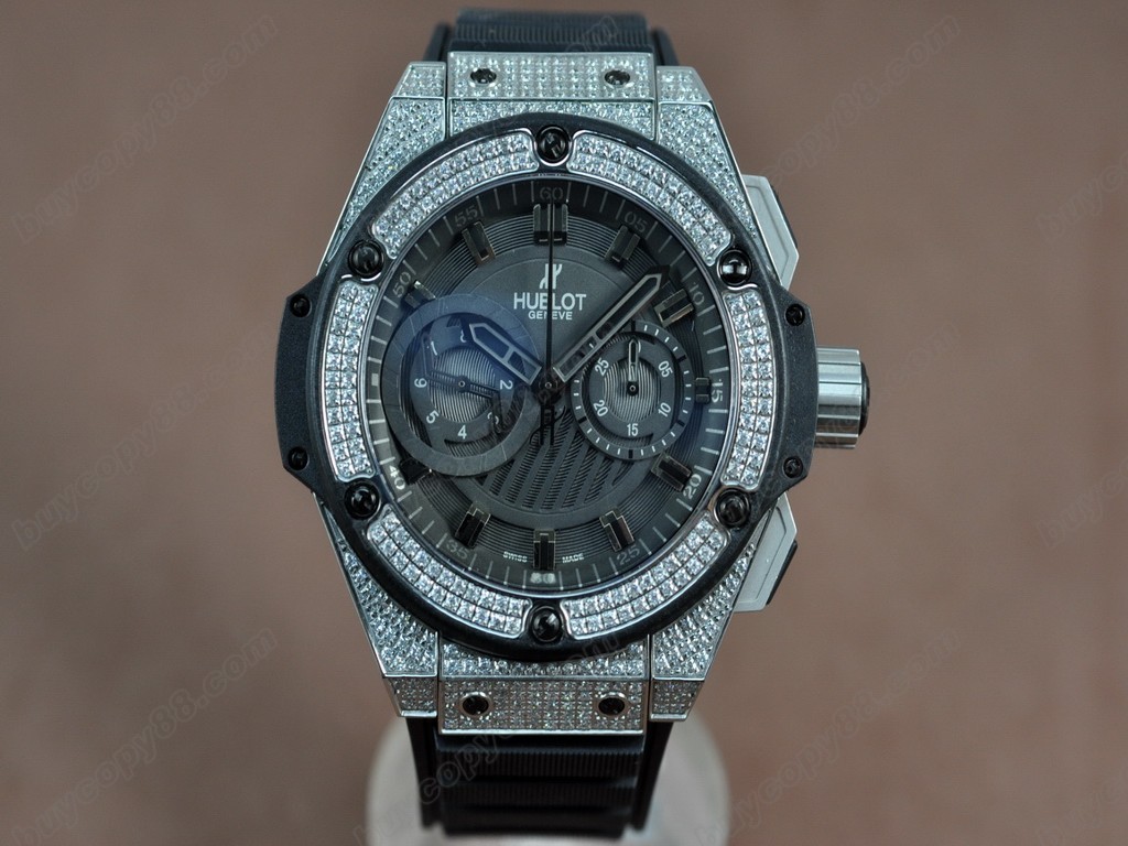 御博 【男性用】Big Bang King Power RU Black Asia7750自動機芯搭載.振頻每小時 28,800 次5