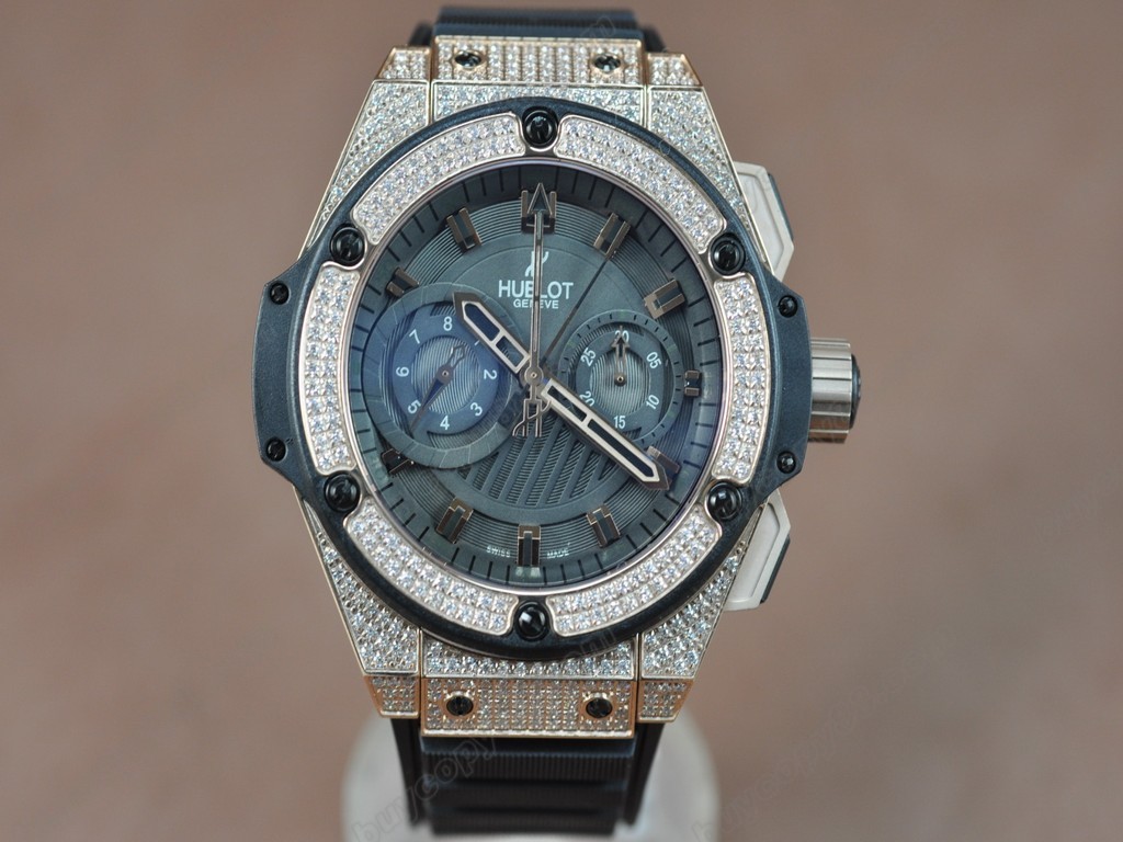 御博 【男性用】Big Bang King Power RG/RU/Diam Black Asia 7750 自動機芯搭載.28800bph搭載0