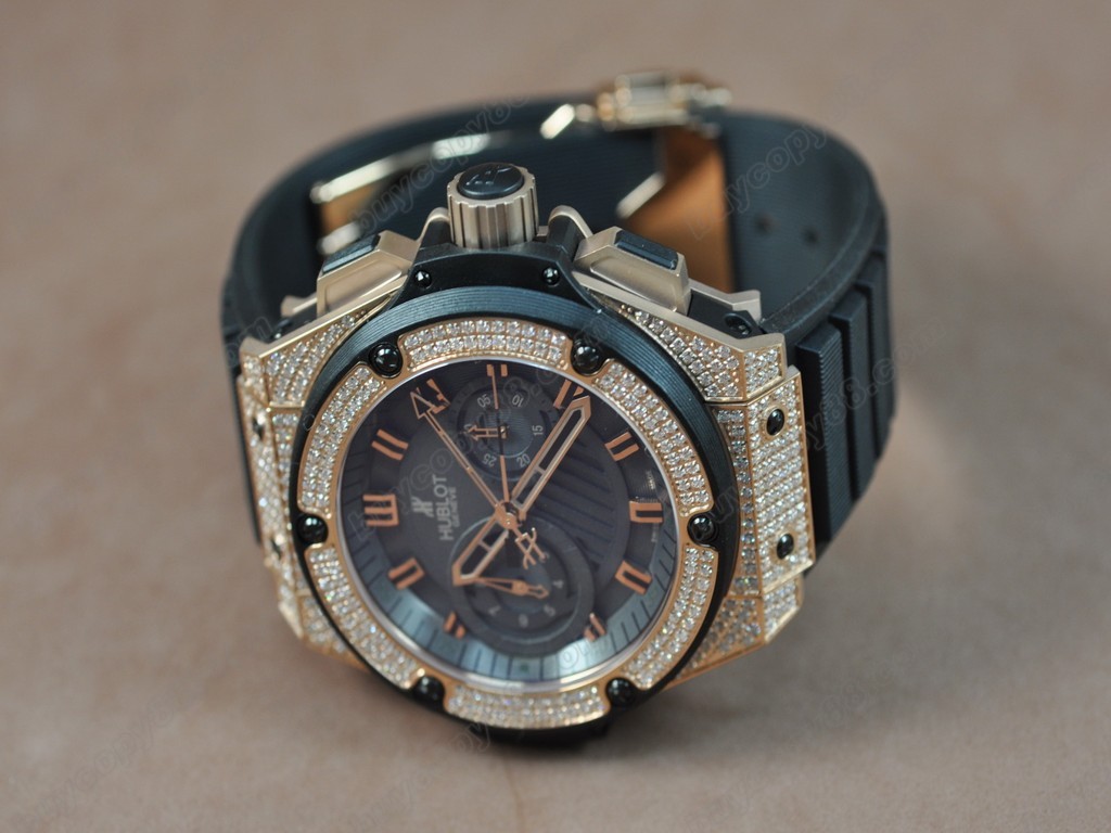 御博 【男性用】Big Bang King Power RG/RU/Diam Black Asia 7750 自動機芯搭載.28800bph搭載1