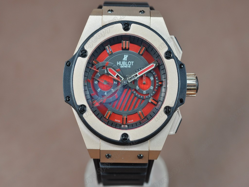 御博 【男性用】 Big Bang King Power RG/RU Red Asia 7750 自動機芯搭載.振頻每小時 28,800 次 0