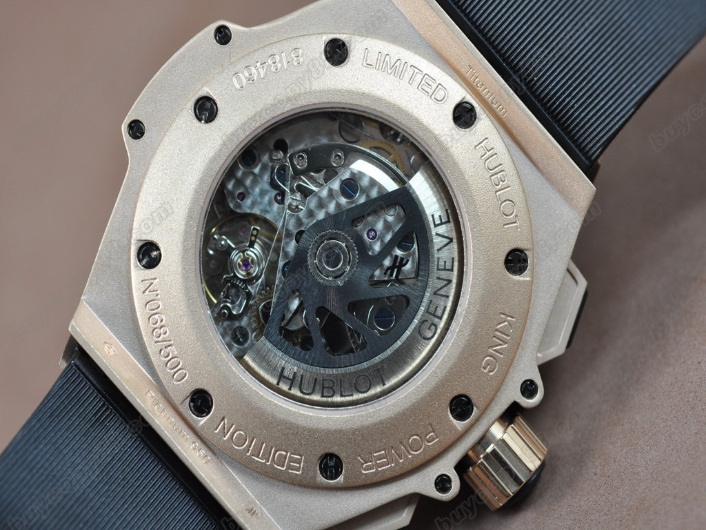 御博 【男性用】 Big Bang King Power RG/RU Brown Asia 7750 自動機芯搭載.振頻每小時 28,800 次4