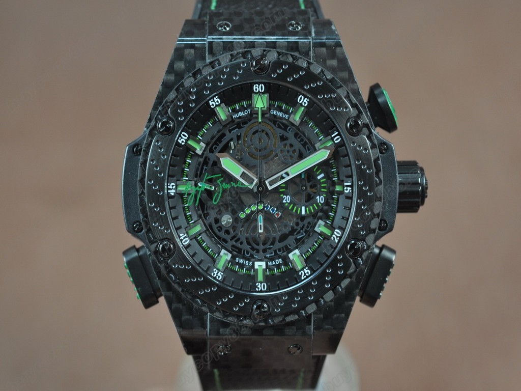 御博 【男性用】 Big Bang King Power F1 Limited Carbon case Black A-750 自動機芯搭載.振頻每小時 28,800 次0