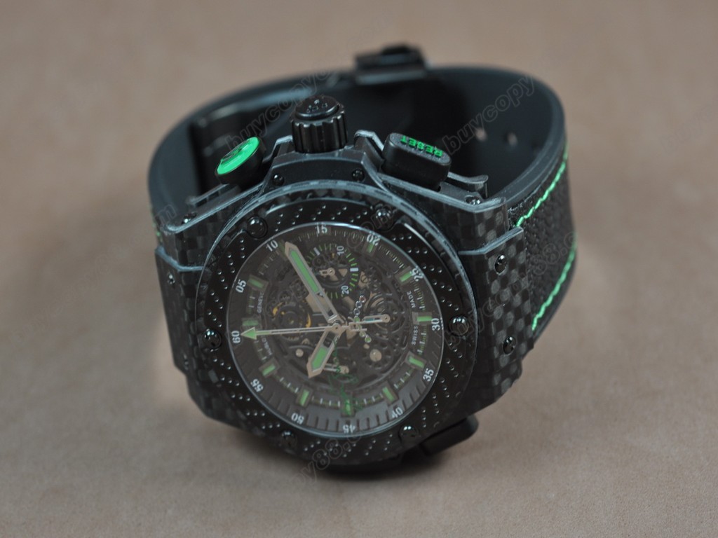 御博 【男性用】 Big Bang King Power F1 Limited Carbon case Black A-750 自動機芯搭載.振頻每小時 28,800 次1